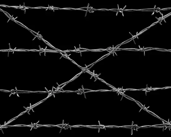 Weatherproof PVC coated wire for secure boundaries.